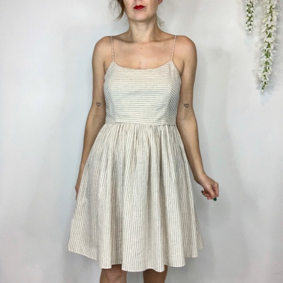 J. Crew Dresses & Skirts - J. CREW sun dress linen cotton striped